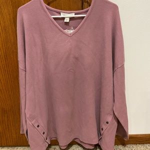 Pink Coldwater Creek sweater